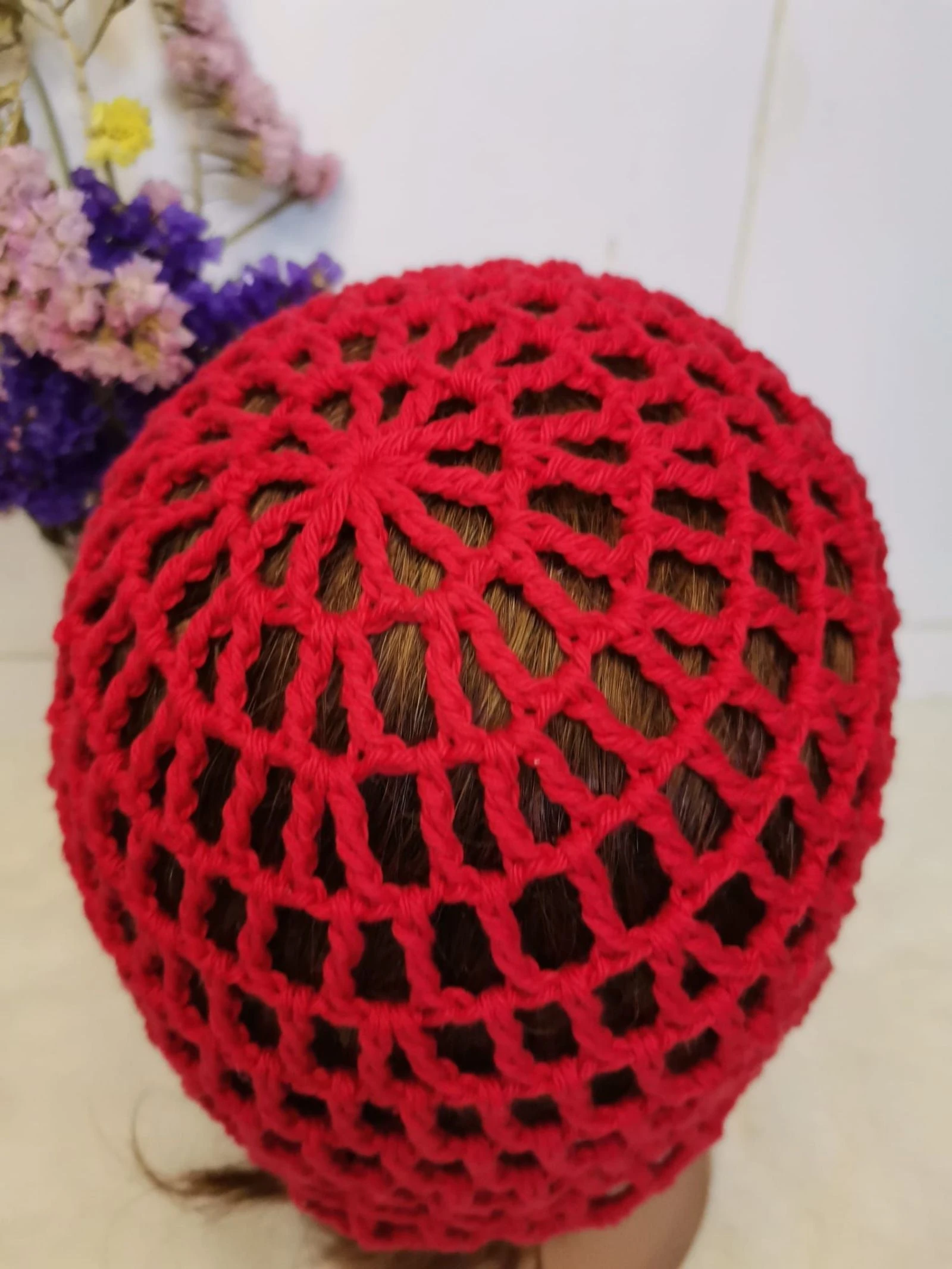 Casquette (Mesh Hat) crochet beanie – photo 6